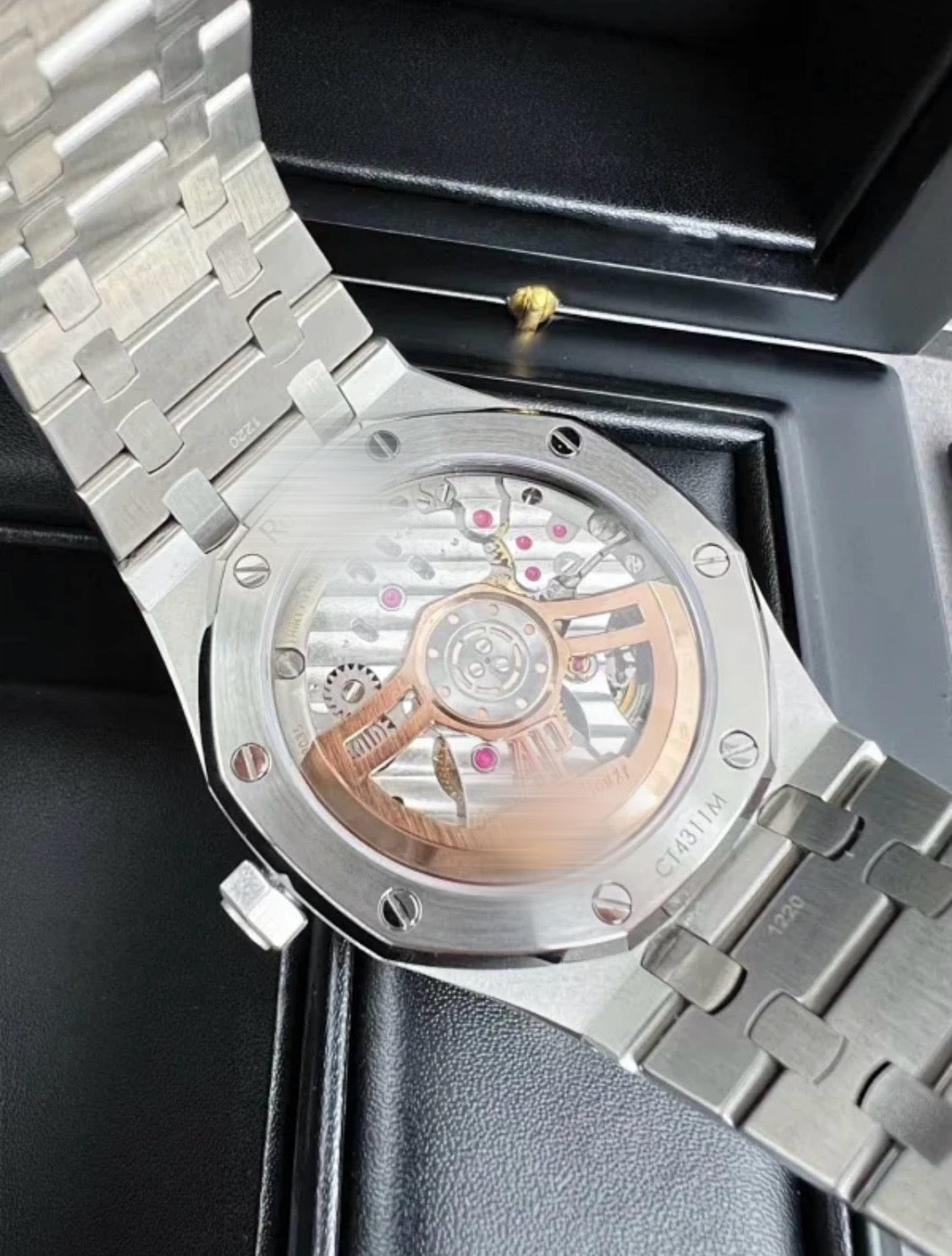 Aidemars Puguet Royal Oak Silver Blue Dial Watch