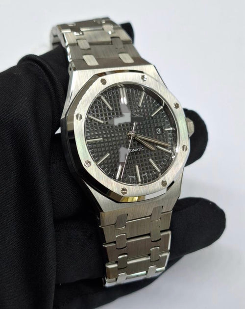Aidemars Puguet Royale Oak Silver Black Dial Watch