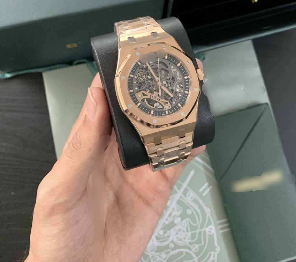 Aidemars Puguet Rosegold Skeleton Watch Royale Counterfeit
